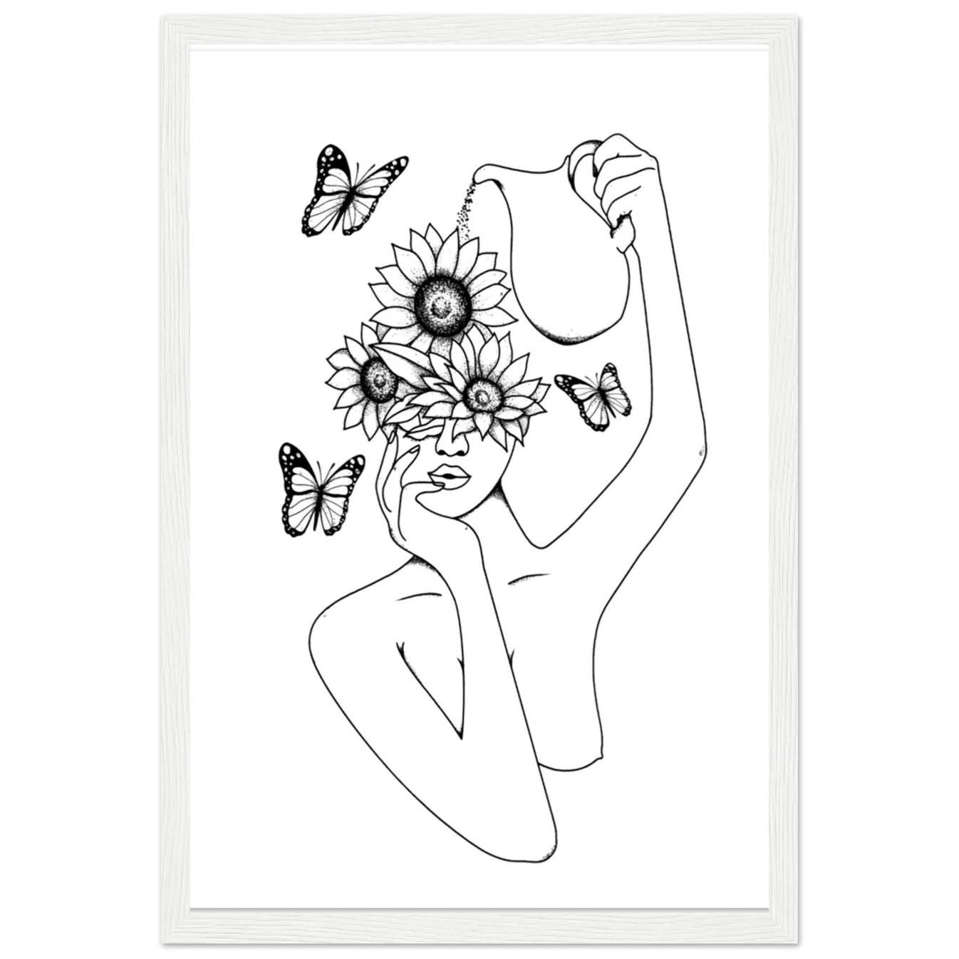 Zach Bryan Sun to Me Inspired Wooden Framed Graphic Print