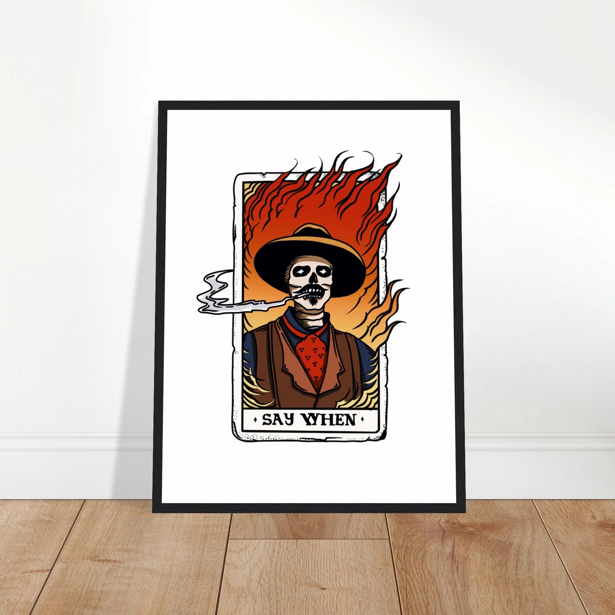 Doc Holiday Tombstone Inspired Wooden Framed Print