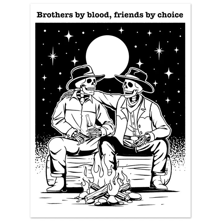 Skeleton Cowboys Brotherhood Print Pt. 2-2