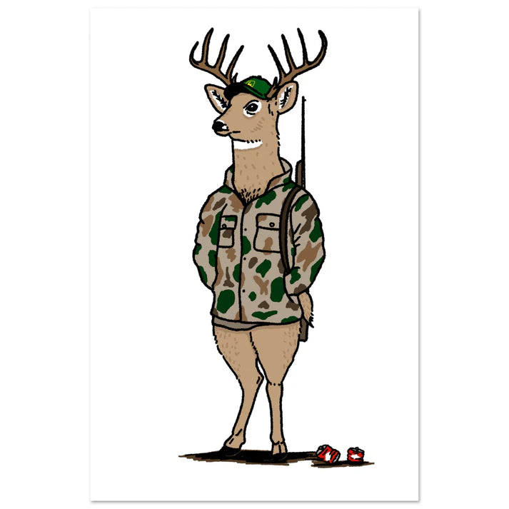 Deer Hunter Print