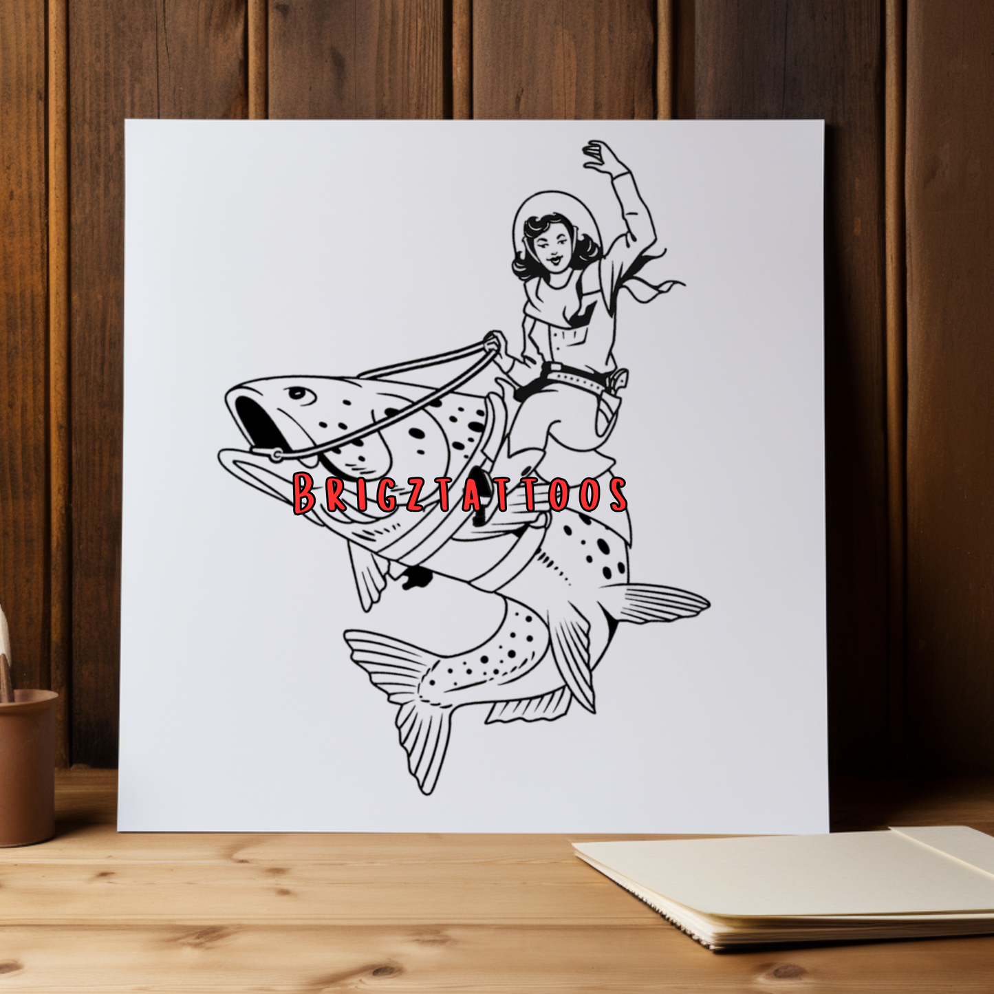 Little Miss Fish Wrangler - Fishing Inspired