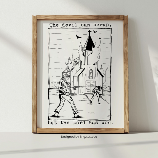 "Revival" ZB inspired Wooden Framed Graphic Print