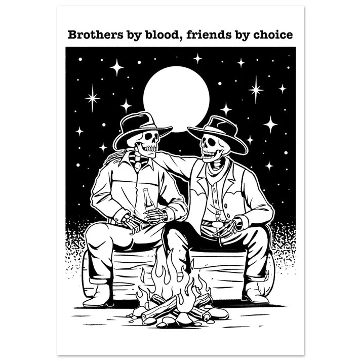 Skeleton Cowboys Brotherhood Print Pt. 2-2