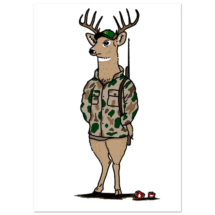 Deer Hunter Print