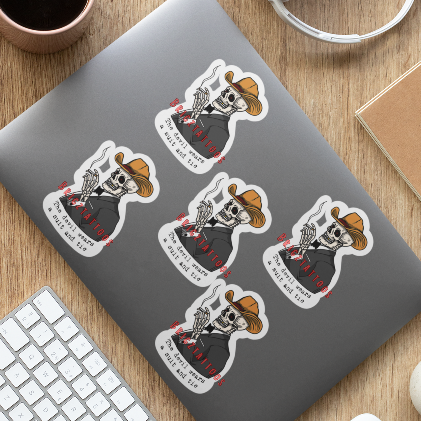 The Devil Wears a Suit & Tie Colter Wall Stickers