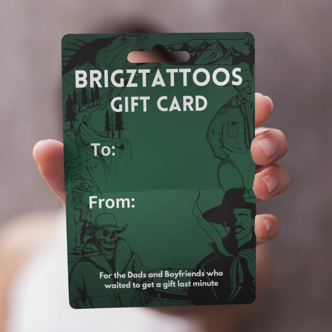 Brigz Tattoos Gift Card
