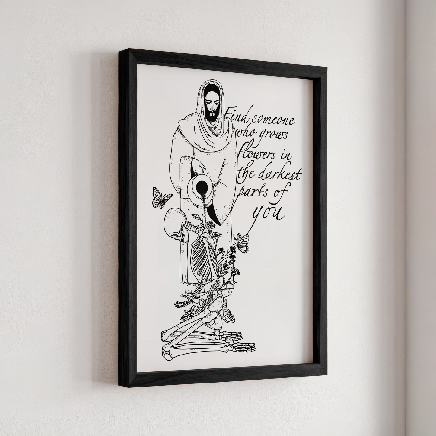 Jesus Sun to Me Graphic Print with Lyrics