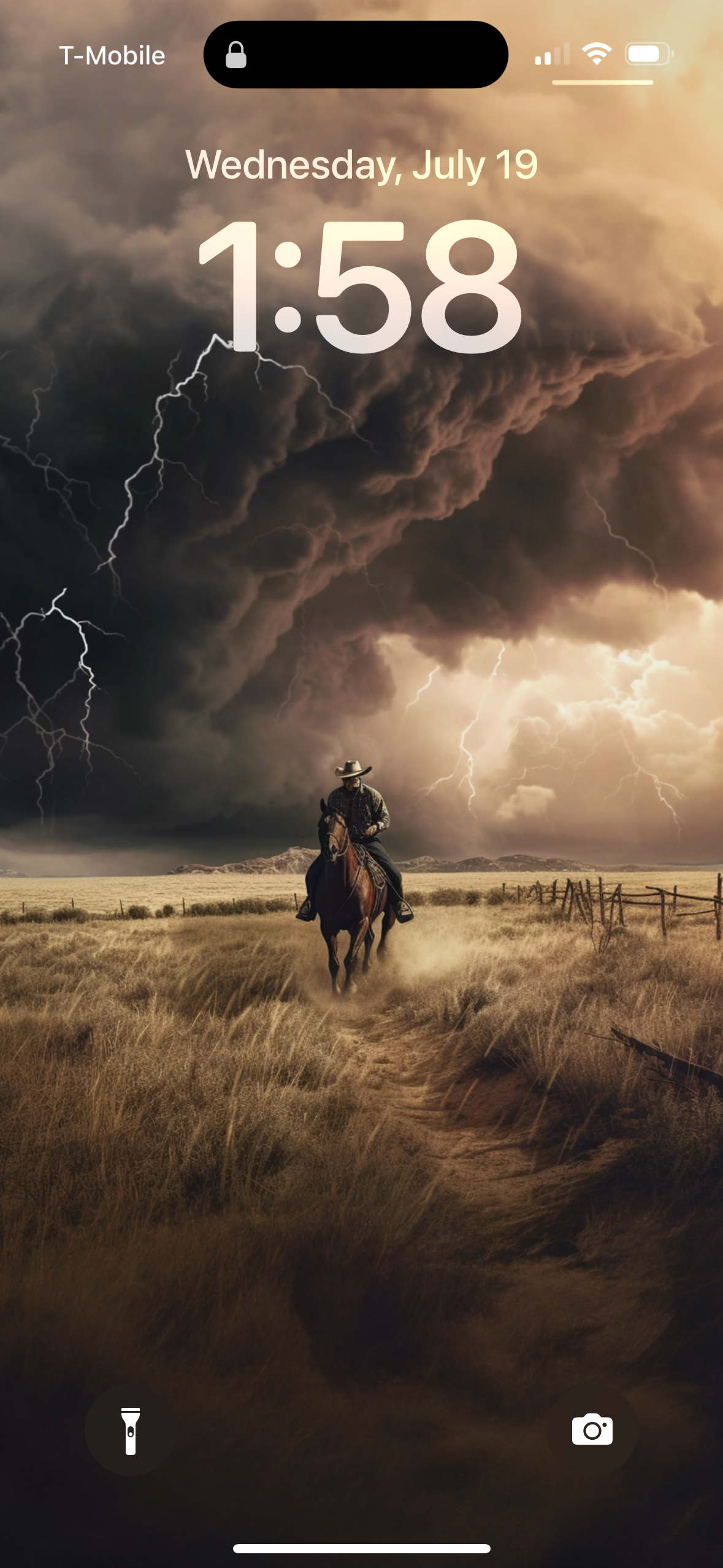 Cowboys and Lightning Screensaver