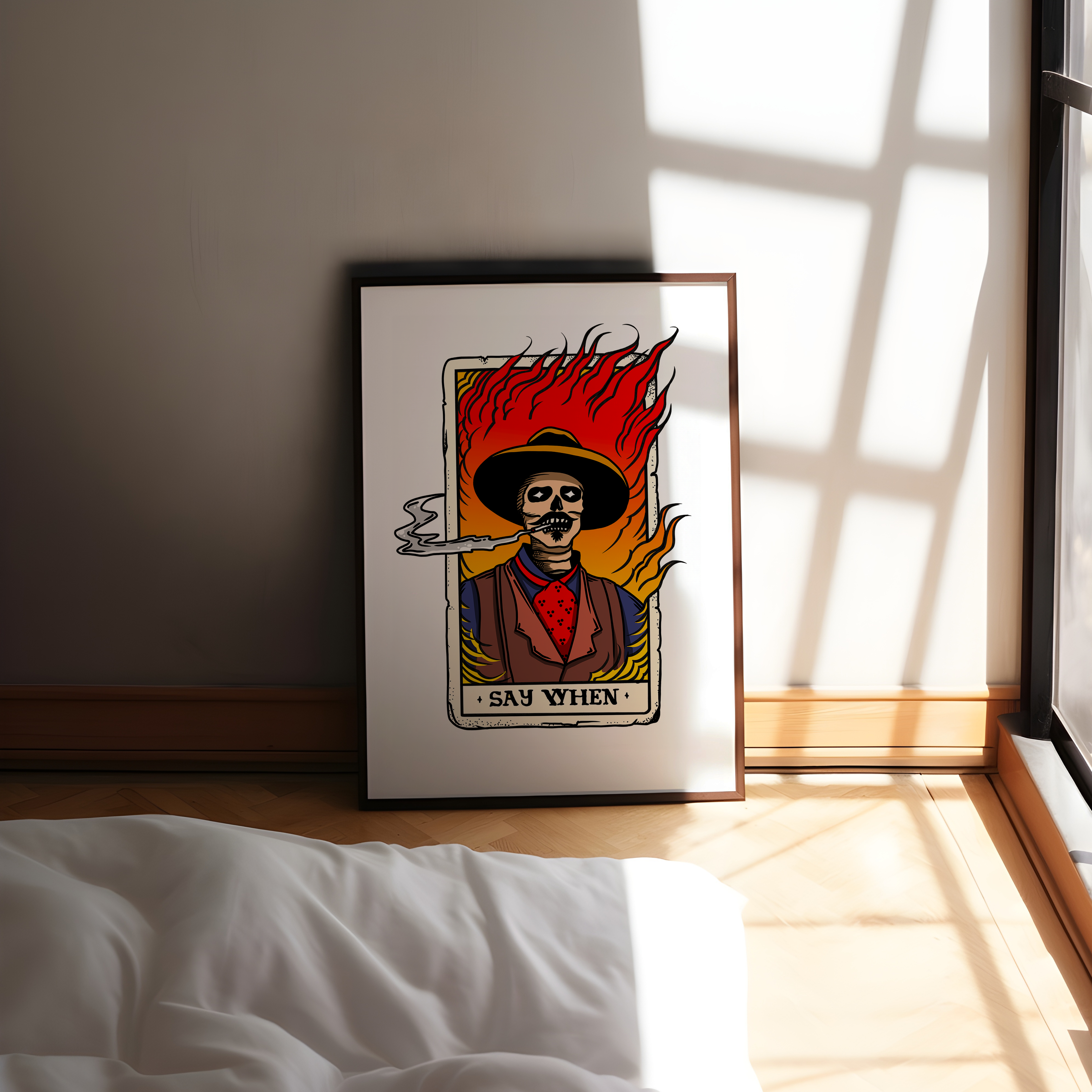 Doc Holiday Tombstone Inspired Wooden Framed Print