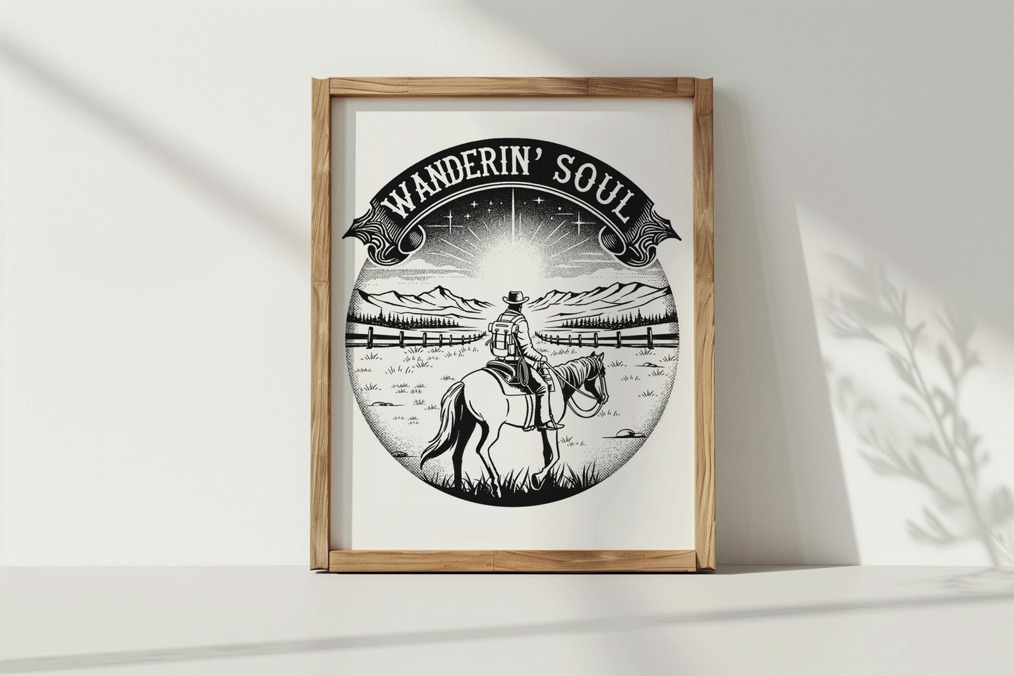 Wandering Soul Cowboy Print